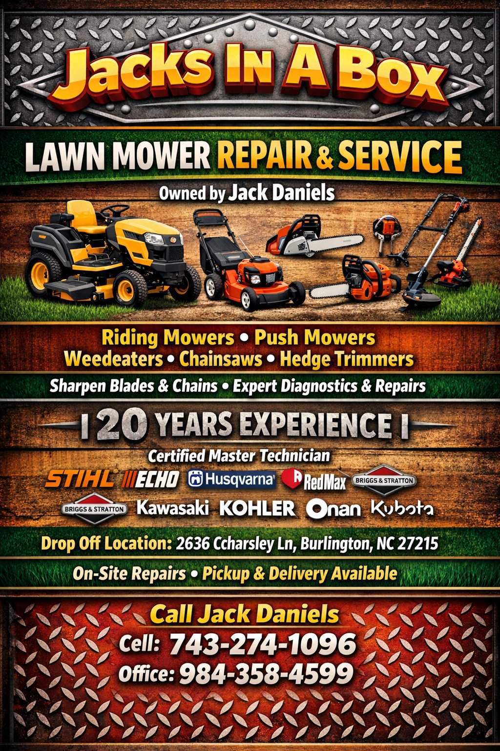 Lawn Equipment Repair